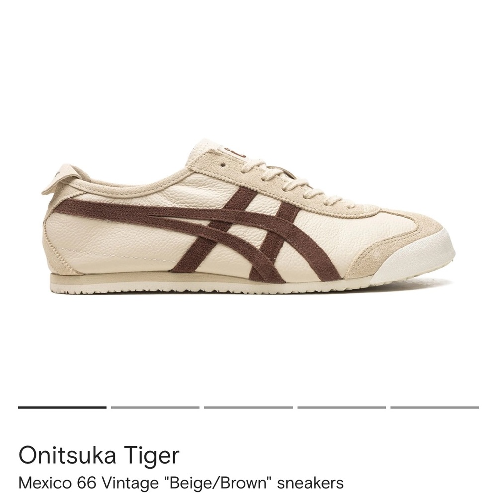 Onitsuka Tiger by Mexico 66 Beige Brown Sneakers